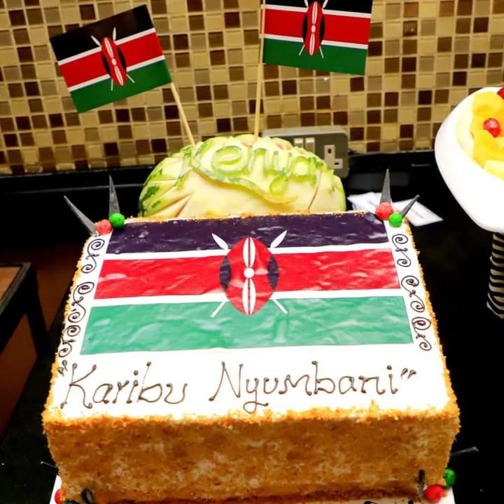 Beautifully made cake for Swahili Night at Protea Hotel By Marriott Kampala
