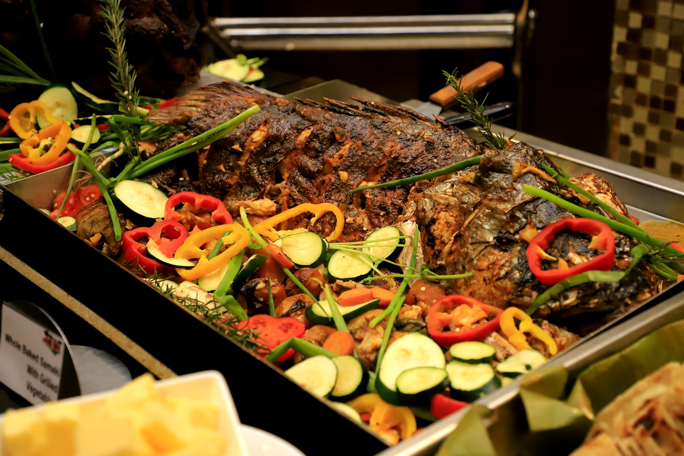 Delicious cuisine served during the Swahili Night at Protea Hotel By Marriott Kampala
